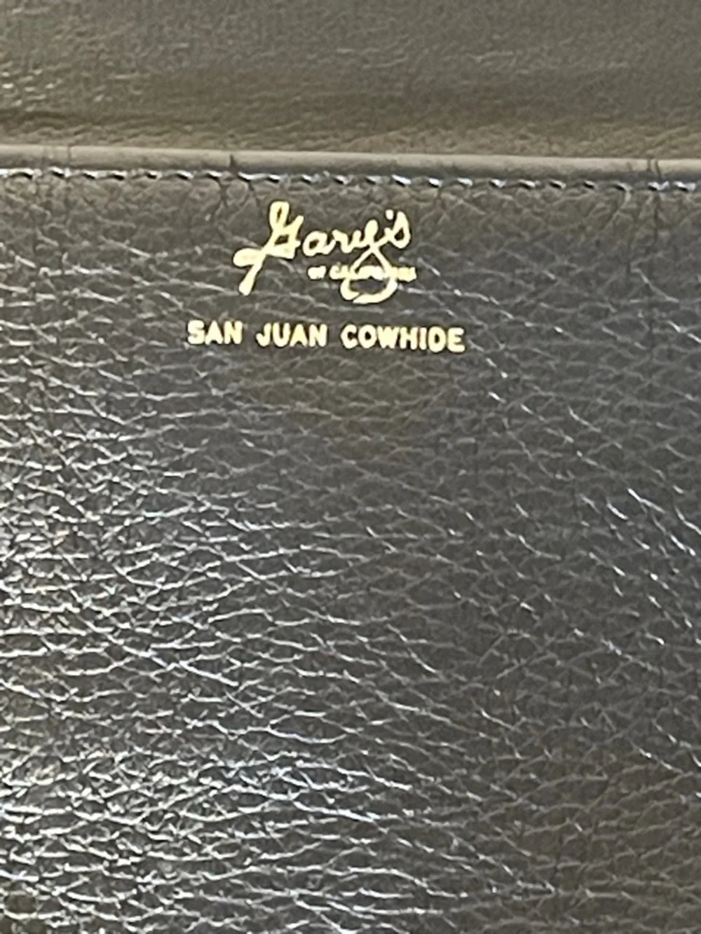 Gary's of California Vintage Leather Envelope Type Folder